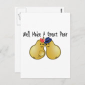 Grote peren briefkaart (Voorkant / Achterkant)