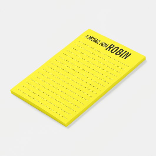 Grote persoonlijke Post-it notities Post-it® Notes (Schuin)