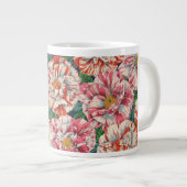 Grote Philip Jacobs Fabric Rosa Mundi Design Mok (Voorkant rechts)