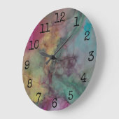 Grote  "Pinks and Greens" Inkblots Grote Klok (Hoek)