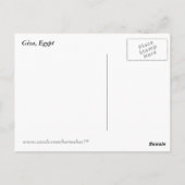 Grote piramide briefkaart (Achterkant)