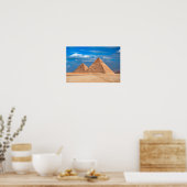 Grote piramide Khufu en Cheops Poster (Keuken)