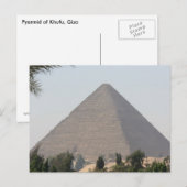 Grote piramide van GIza Briefkaart (Voorkant / Achterkant)