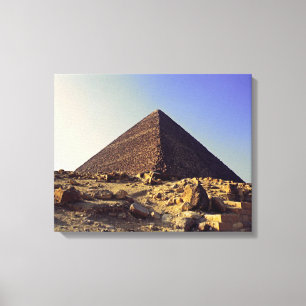 Grote Piramide van Giza Chufu Canvas Afdruk