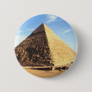 Grote piramide van Giza Ronde Button 5,7 Cm