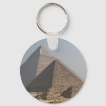 Grote Piramides van Giza onder heldere blauwe luch