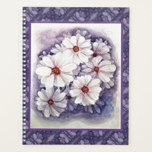 Grote Planner Lavendel Daisies (Voorkant)