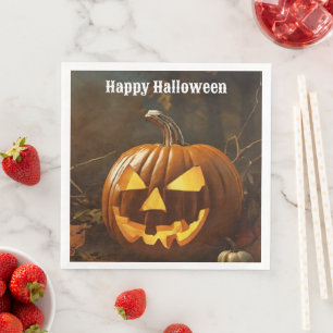 Grote pompoen Halloween Collectie Servet