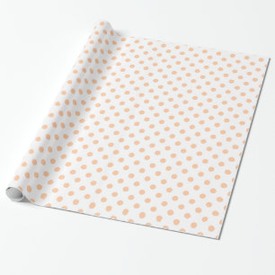 Grote pooldots - Diepe doorsnede op wit Cadeaupapier