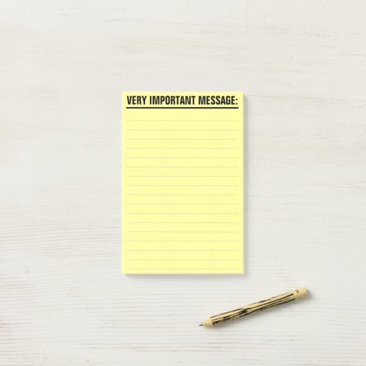 Grote Post-it notities met gestreken papier Post-it® Notes (Op bureau)