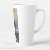 grote potloodkop latte mok (Rechts)