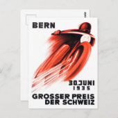 Grote Prijs  race Bern 1935 Briefkaart (Voorkant / Achterkant)