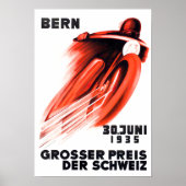Grote Prijs  race Bern 1935 Poster (Voorkant)