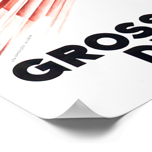 Grote Prijs  race Bern 1935 Poster (Hoek)