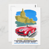 Grote Prijs  race van Barcelona 1955 Briefkaart (Voorkant / Achterkant)