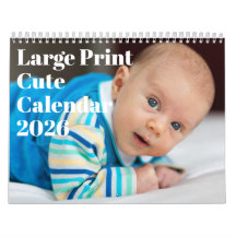Grote Print Lieve Kalender 2026