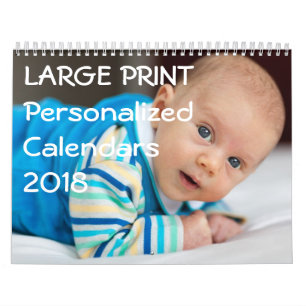 Grote Print Persoonlijke Kalenders 2018 Kalender