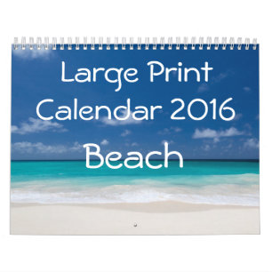 Grote Printkalender 2016 - Strand Kalender