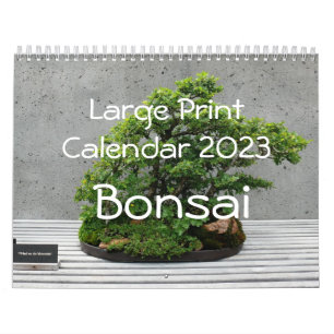 Grote Printkalender 2023 - Bonsai Kalender