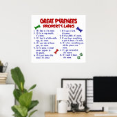 GROTE PYREENS PL2 POSTER (Thuiskantoor)