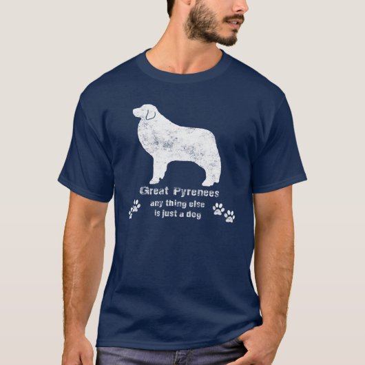Grote Pyreneeën - Al het andere is maar een hond T-shirt (Voorkant)