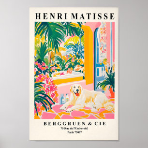 Grote Pyreneeën Art Print, Grappige badkamer Wall Poster