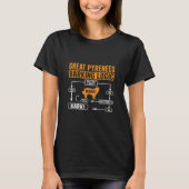 Grote Pyreneeën Barking Logic Dog Gezegde T-shirt (Voorkant)