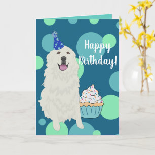 Grote Pyreneeën Birthday Kaart