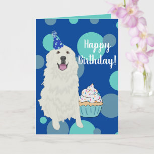 Grote Pyreneeën Birthday Kaart