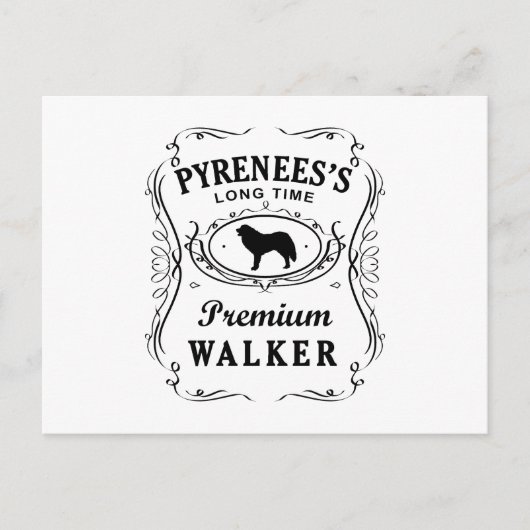 Grote Pyreneeën Briefkaart (Voorkant)