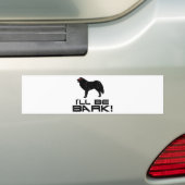 Grote Pyreneeën Bumpersticker (Op auto)