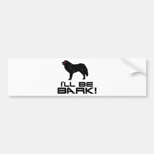 Grote Pyreneeën Bumpersticker (Voorkant)