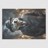 Grote Pyreneeën - Decoupage - Tissuepapier (Voorkant)