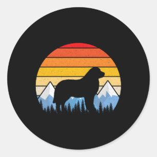 Grote Pyreneeën Grote Pyreneeën Ronde Sticker