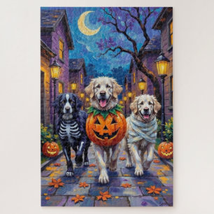 Grote Pyreneeën Halloween kostuum voor trick-or-tr Legpuzzel