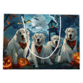 Grote Pyreneeën Halloween Spooky Groot Cadeauzakje (Achterkant)
