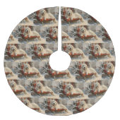 Grote Pyreneeën Hond Kerstfeest Kerstboom Rok (Voorkant)