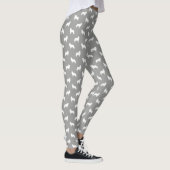 Grote Pyreneeën Hondenras Silhouettes Pattern Leggings (Rechts)