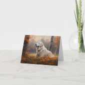 Grote Pyreneeën in de herfst laat Herfst inspirere Kaart (Voorkant)