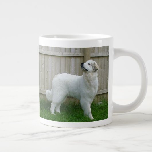 Grote Pyreneeën Jumbo-Mok Extra Grote Mok (Rechts)