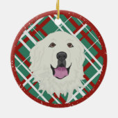 Grote Pyreneeën Keramisch Ornament (Achterkant)