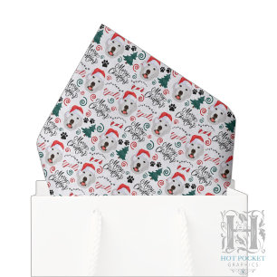 Grote Pyreneeën Kerst Tissue Papier