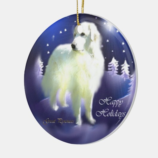 Grote Pyreneeën kerstcadeaus Ornament (Links)