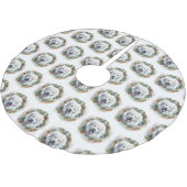 Grote Pyreneeën Kerstkrans Feestelijke Pup Kerstboom Rok (Gekanteld)