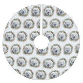 Grote Pyreneeën Kerstkrans Feestelijke Pup Kerstboom Rok (Voorkant)