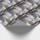 Grote Pyreneeën Laat het sneeuwen Kerstmis Cadeaupapier (Hoek)