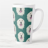 Grote Pyreneeën Latte Mok (Rechts)