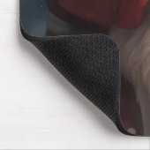 Grote Pyreneeën met Sinterklaas Feestelijke Kerstm Muismat (Hoek)