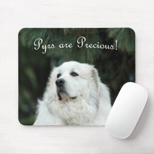 Grote Pyreneeën Mousepad Muismat (Met muis)