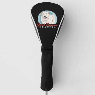 Grote Pyreneeën opa hond eigenaar Golfheadcover